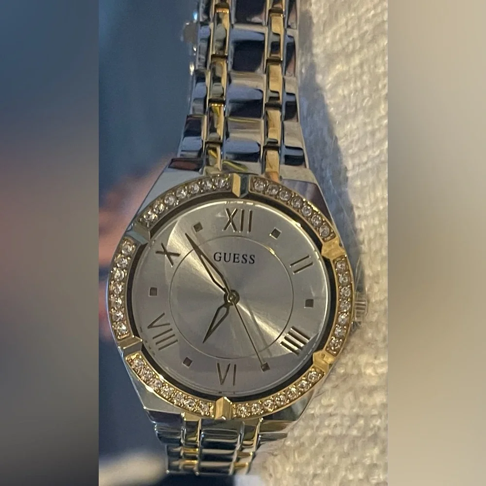 GUESS Women's Two-Tone Stainless Steel Bracelet Watch 36mm